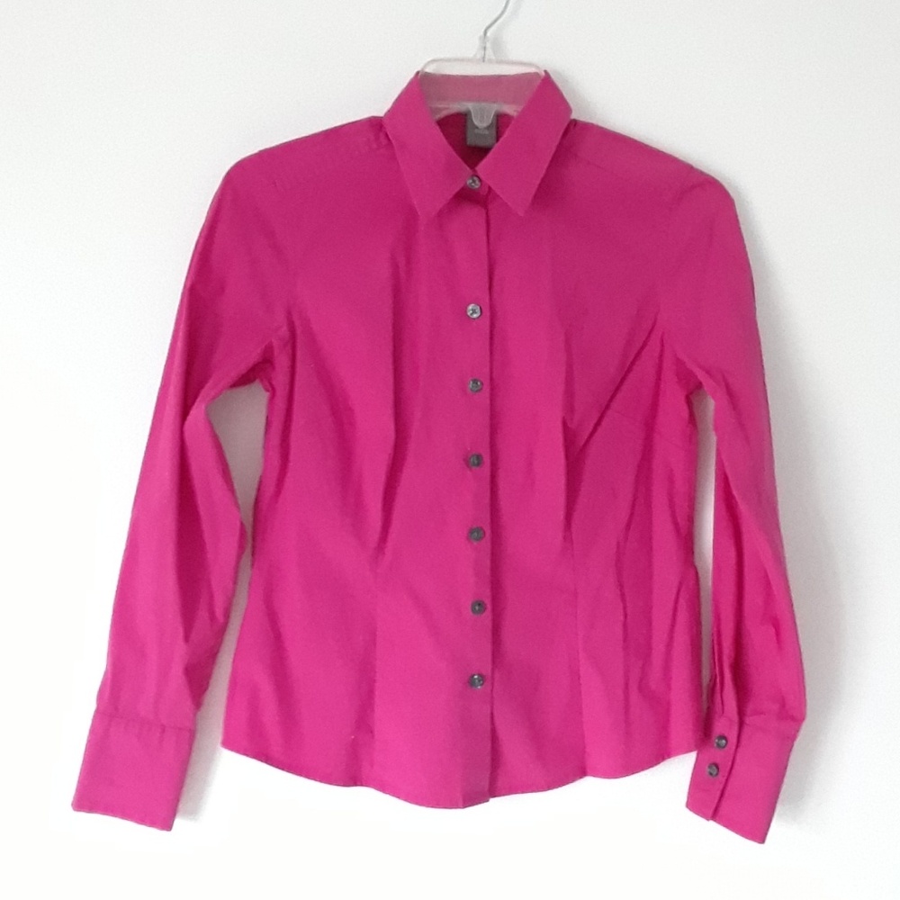 Ann Taylor Stretch Cotton Blouse